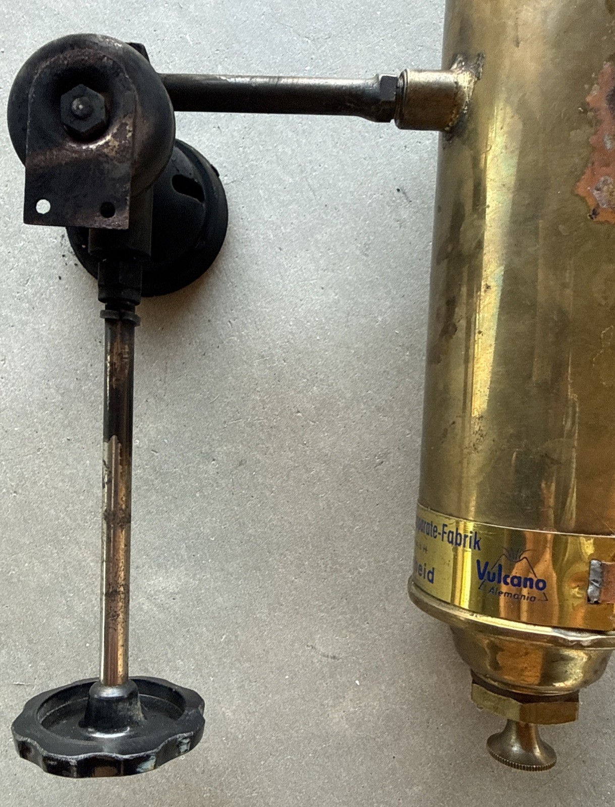 Vulcano Alemania Camp Cook Stove Ludensheid Brass Backpack Germany Tourist