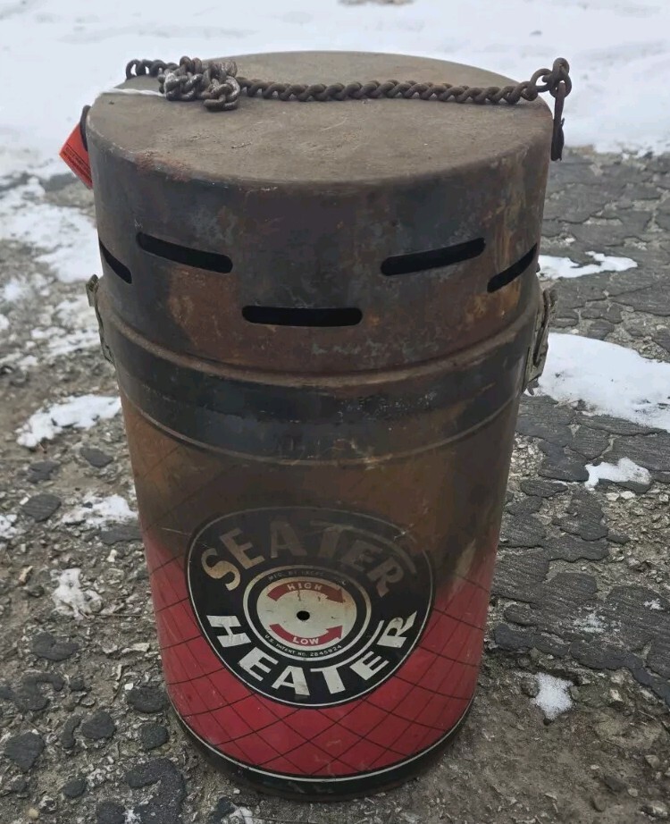 Vintage Seater Heater hunting fishing stove seat by EXCEL Co.