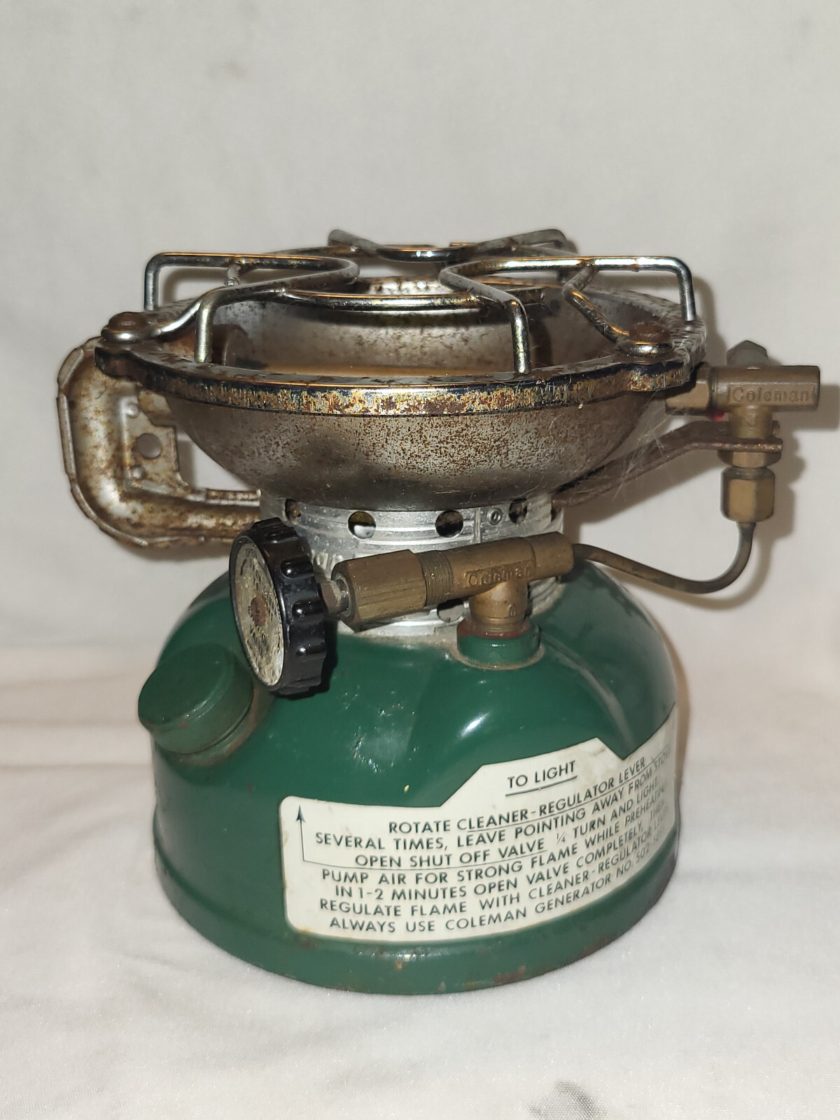 VINTAGE 502-700 COLEMAN KEROSENE SPORTSTER SINGLE BURNER STOVE WICHITA USA 9/78