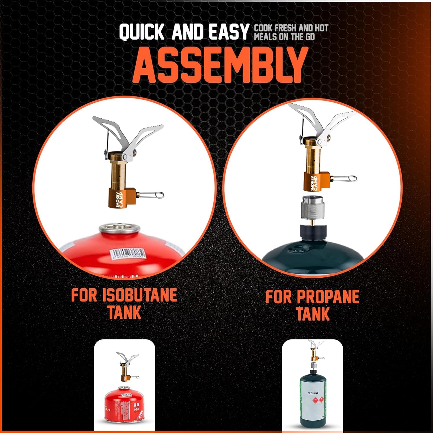 Mini 3000W Camping Stove, Ultralight Backpacking Camp Stove with a Carrying…