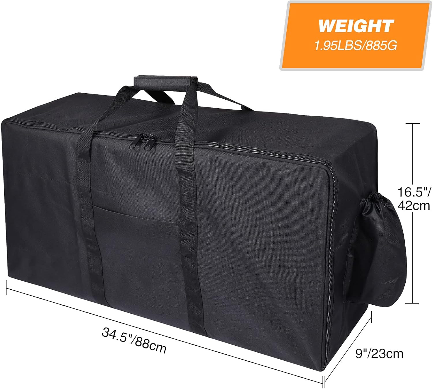 Camp Stove Burner Carry Bag for 2 Burner Stove, Large Stove Carry Case for Doubl