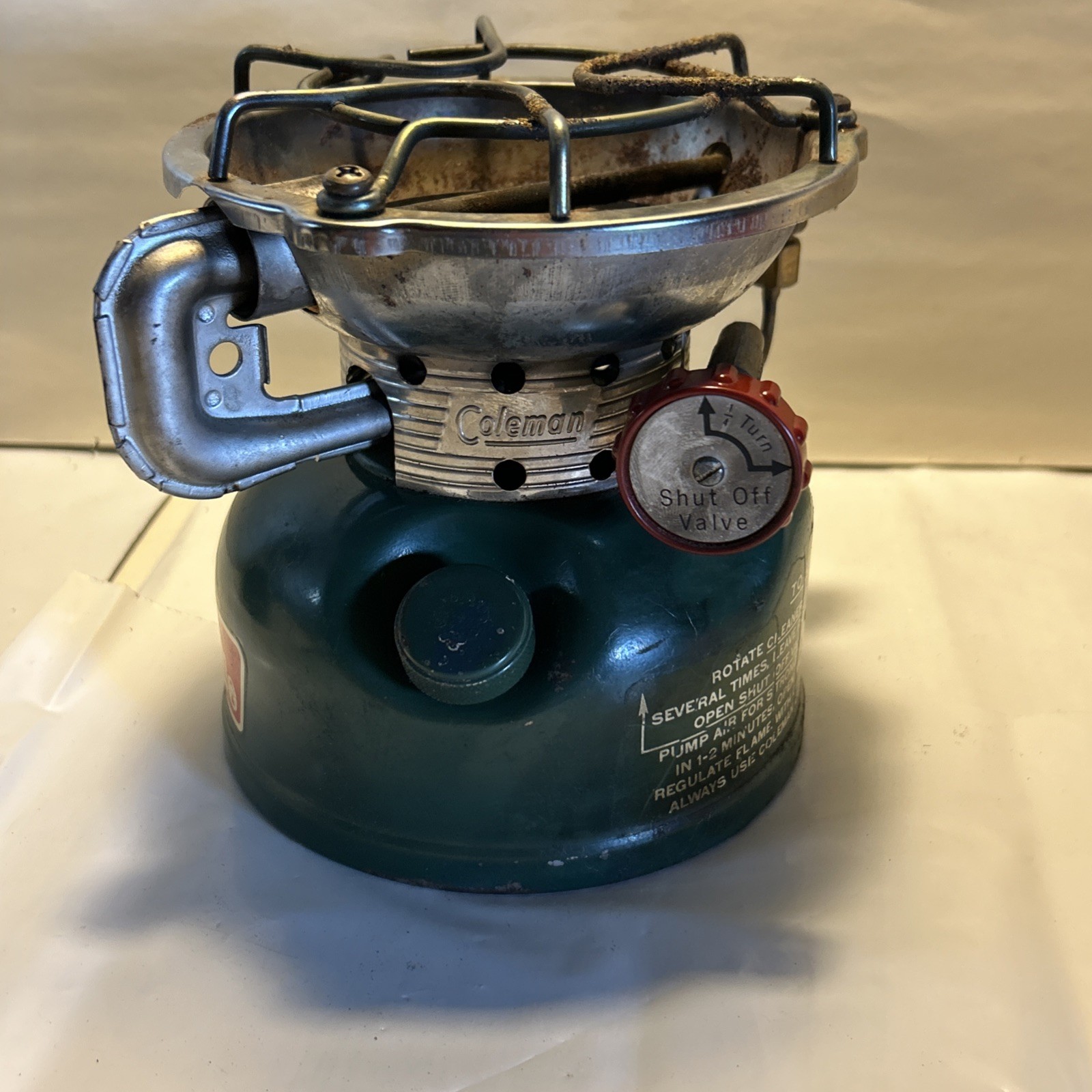 Coleman 502 7/72 Vintage Camp Stove Selling for Parts Or Repair