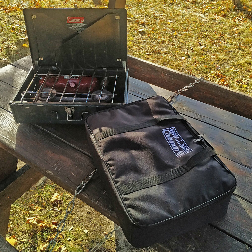 Bag Carry Case Soft Cover Two Burner Camp Stove Coleman 425 Traveling Storage