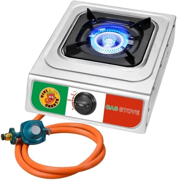 10000 BTU Single Burner Propane Gas Stove Outdoor Camping Cooker Portable
