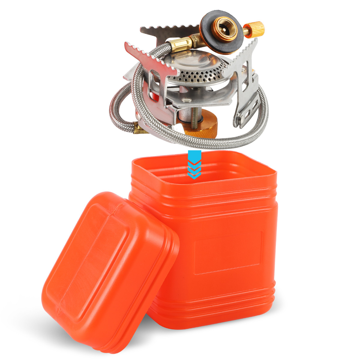 Portable Gas Propane Cooker Single Burner Outdoor Camping Picnic Windproof Stove