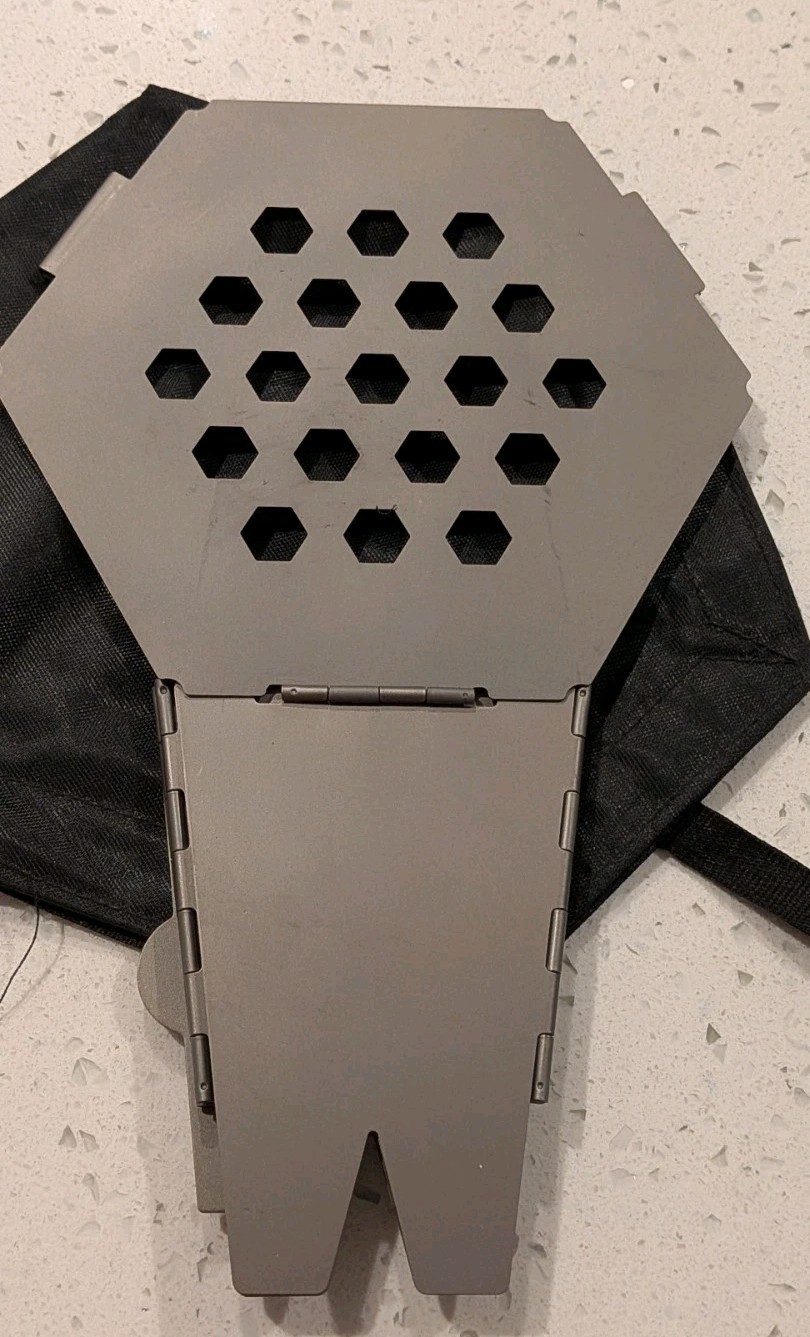 Vargo Hexagon Titanium Wood Stove With Carry Case