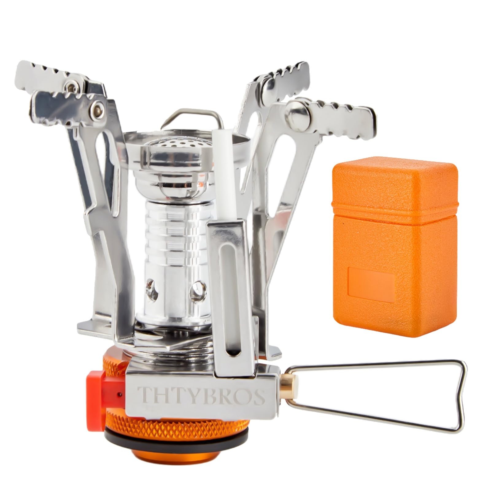 Portable Camping Stove 3000W Windproof Gas Burner with Piezo Ignition Compact