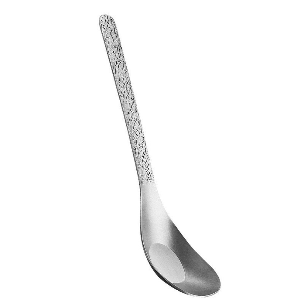Titanium Spoon 17.2 cm 3.7 cm Wide 25g for Camping Hiking Travel Kitchen