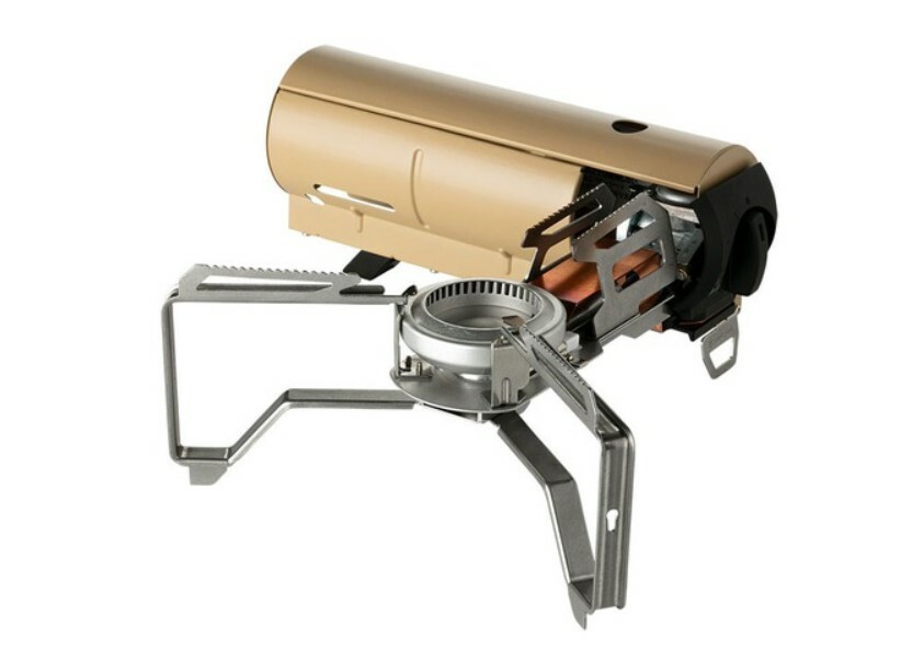 Snow Peak Home & Camp Portable Burner Stove GS-600KH Khaki Without Gas Canister