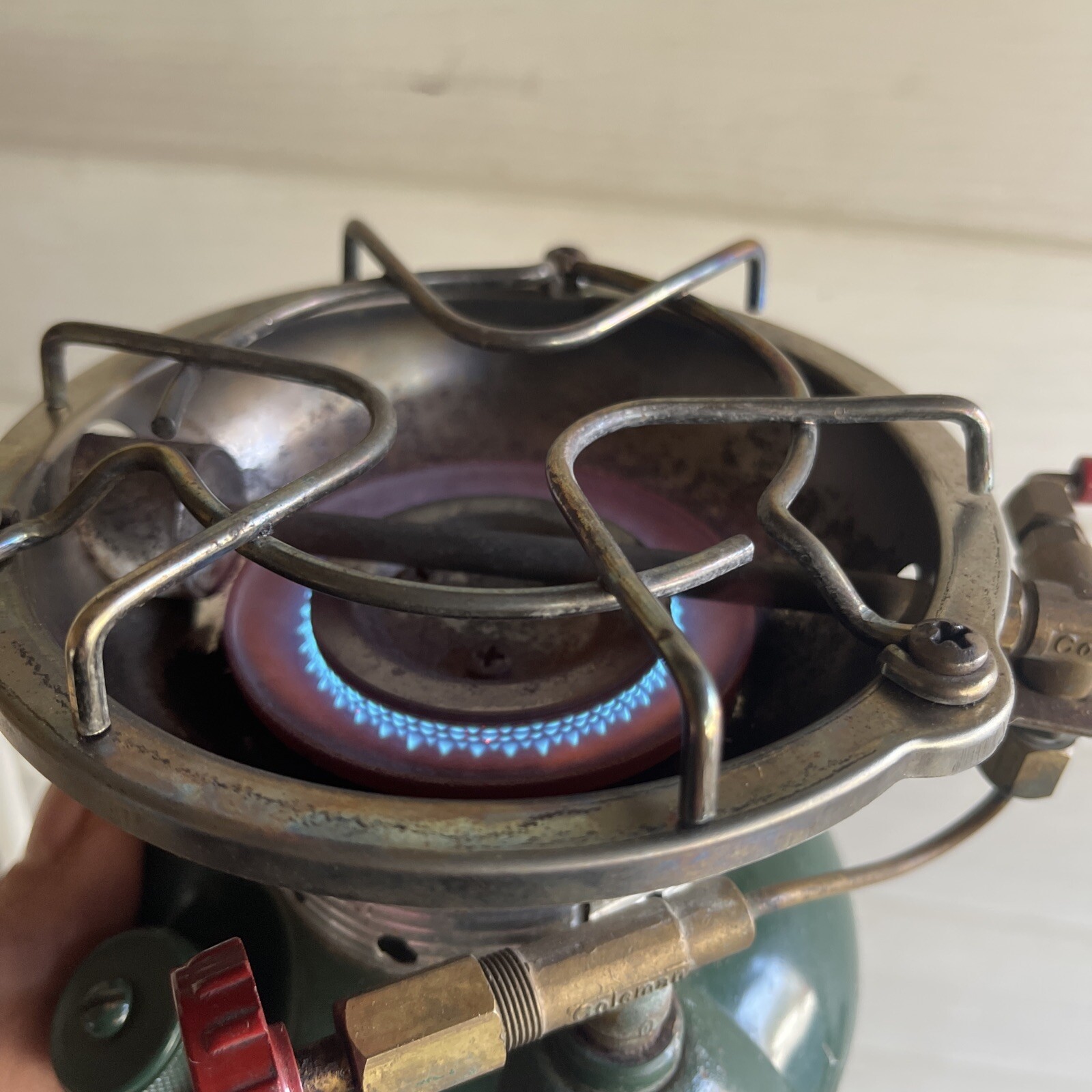 Vintage Coleman Sportster Camp Stove #502-700 8/63 Heater Top Cover “Wow Works”