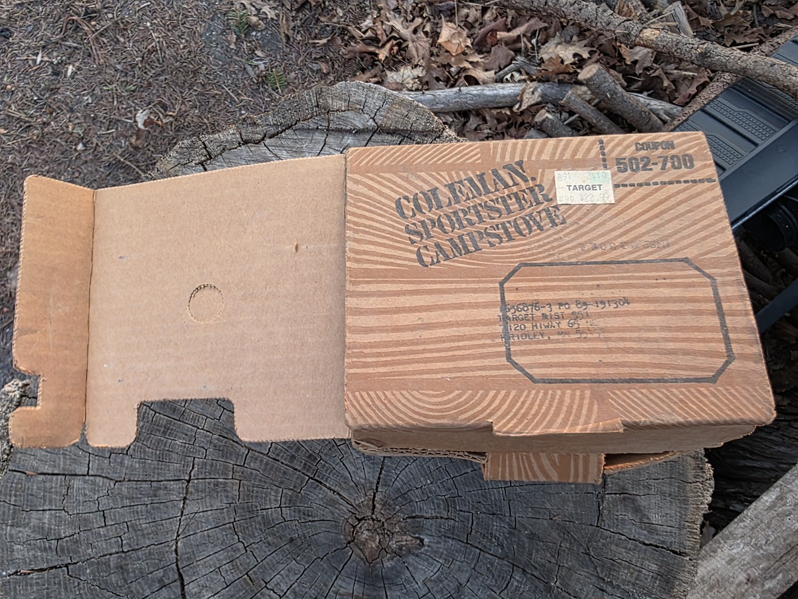 Vintage Coleman 1980 2/80 Sportster Camp Stove 502-700 Gas w/ Original Box
