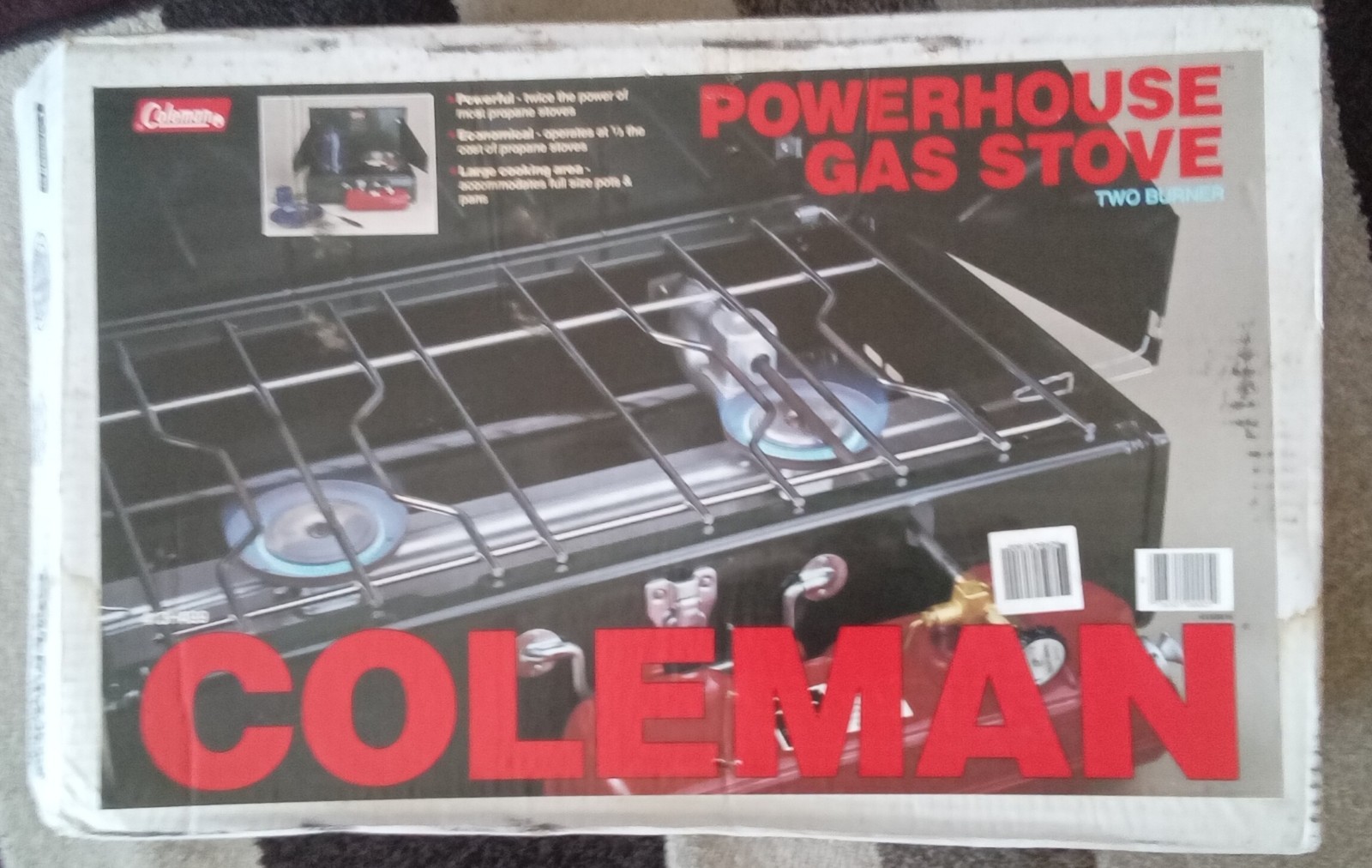 NEW!! Vintage Coleman Powerhouse 413H-499 Dual Fuel 2-Burner Stove Made in USA
