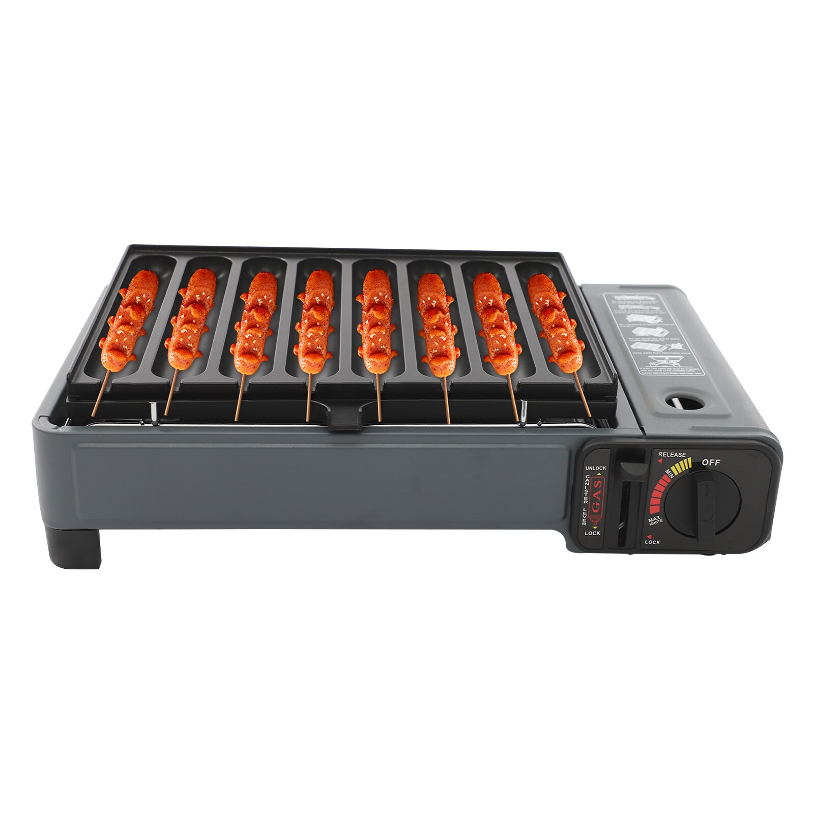Butane Stove, Portable Camping Gas Stove, Gas Grill Stove with Anti-slip Feet