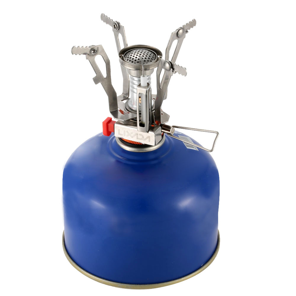 Kocher Gaskocher Campingkocher Packmaß 75x50x35mm 3000 Watt Piezozündung LESEN