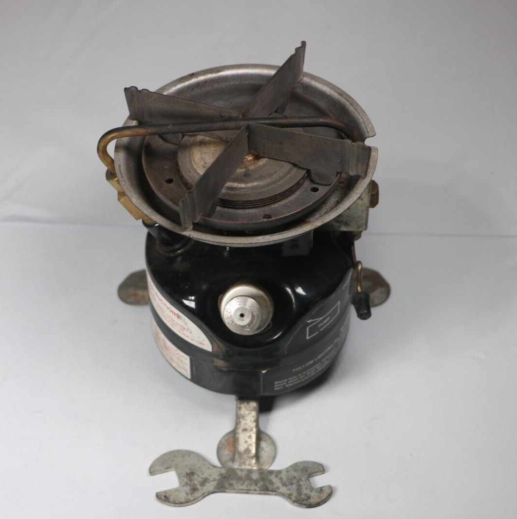 Vintage Coleman Peak 1 Lightweight Backpack Stove Model 400A Dated 4-86
