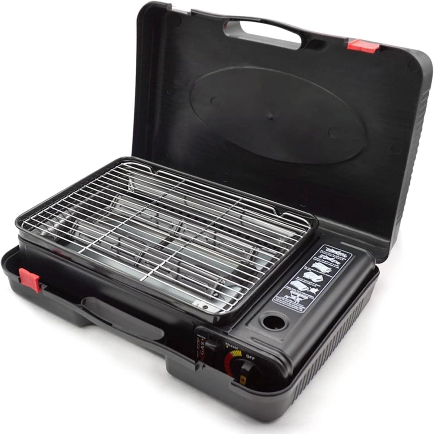 Compact Portable Butane Grill Stove with Carry Case – Ideal for Outdoor Cooking