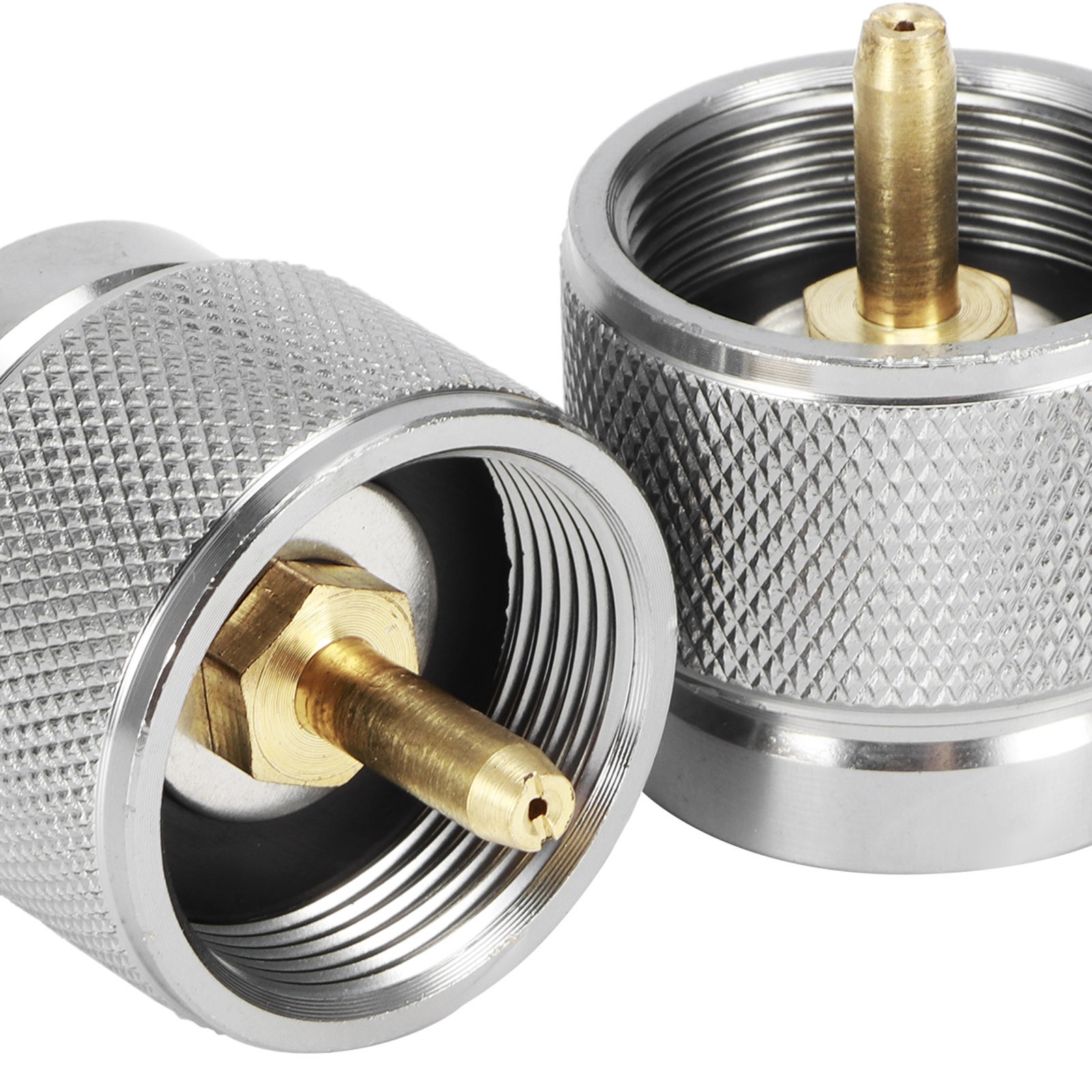 2Pcs G3/4 DN20 FNPT Outdoor Camping Stove Flat Tanks Converter Gas Charging