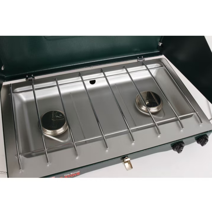 Coleman Brand, Matchlight 10,000 BTU 2-Burner Propane Stove, Black