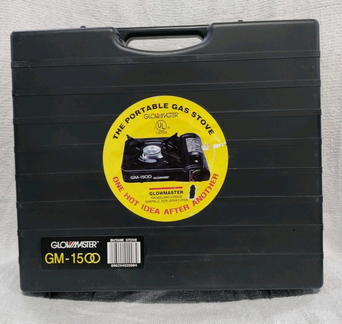 🆕 Glowmaster GM 1500 Portable Cook Stove Butane for Indoor/Outdoor W/Case