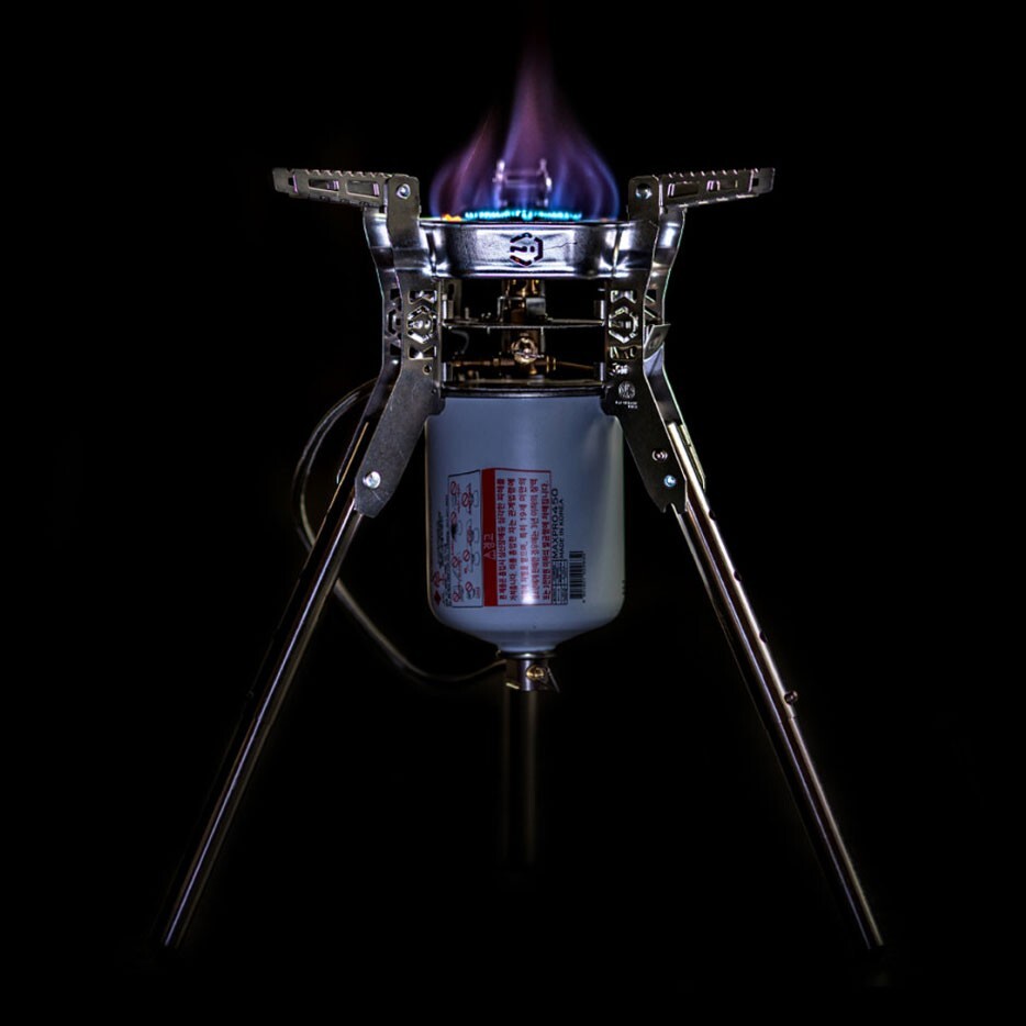 N.I.P OCTAGON Power Stove High-Output Foldable Gas Stove 6,600 Kcal 4-Level
