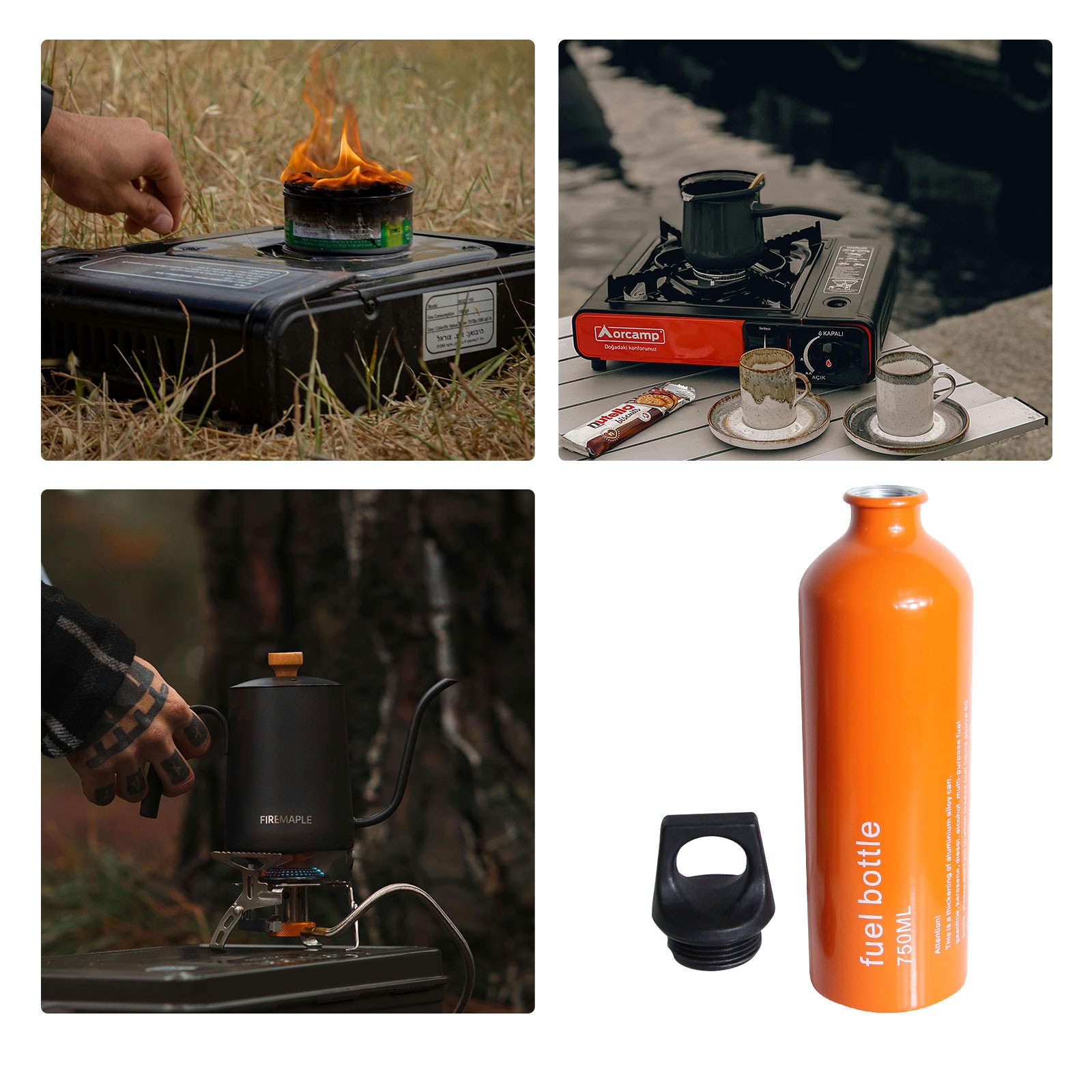 Liquid Fuel Bottle for Motorcycle Outdoor Camping Safety Gas Oil Bottle