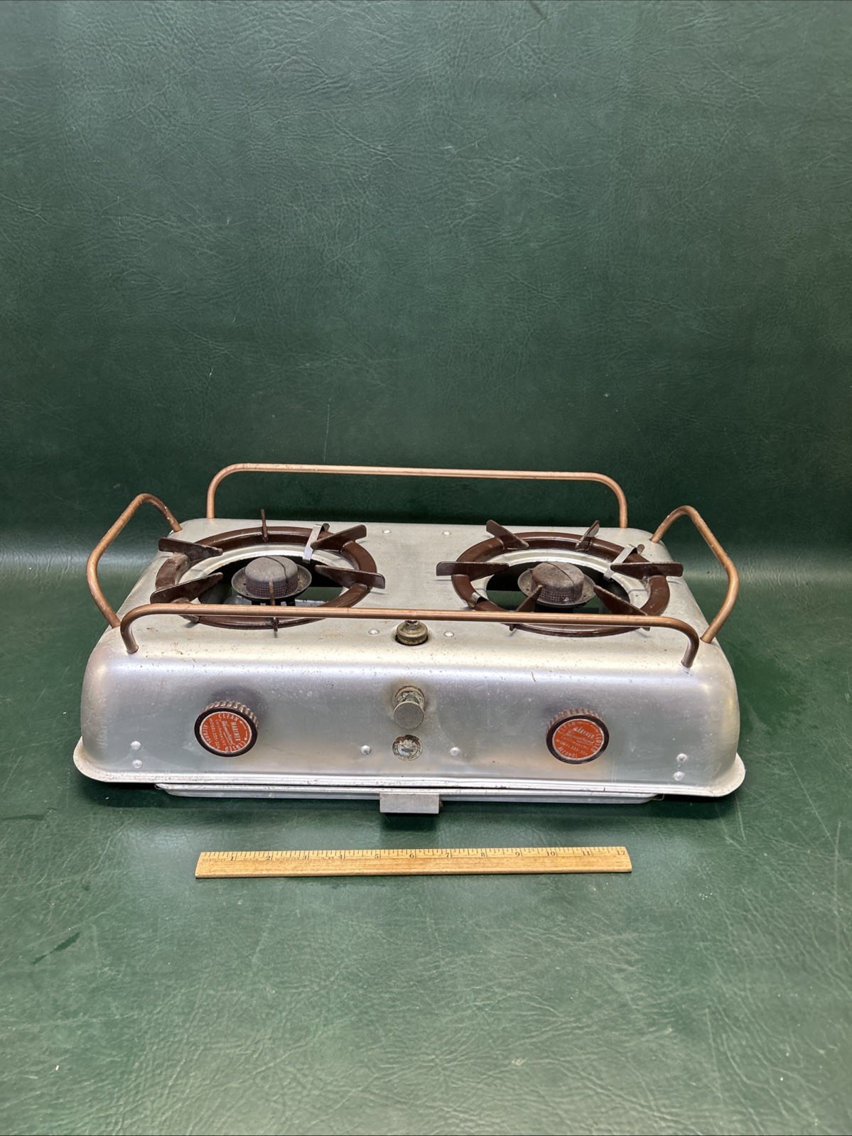 Homestrand Mariner Alcohol Stove Model 205-32A – Dual Burner – Unested
