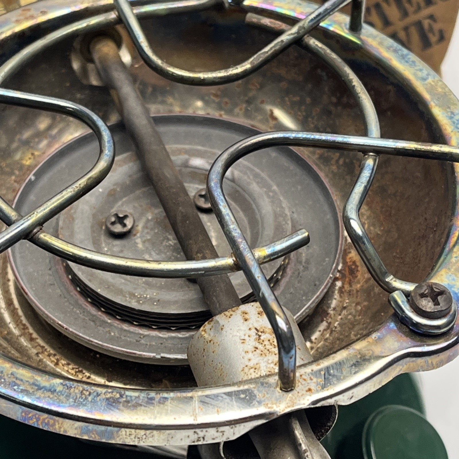 Vintage Coleman 502 Green Single Burner Camp Stove Tested Works
