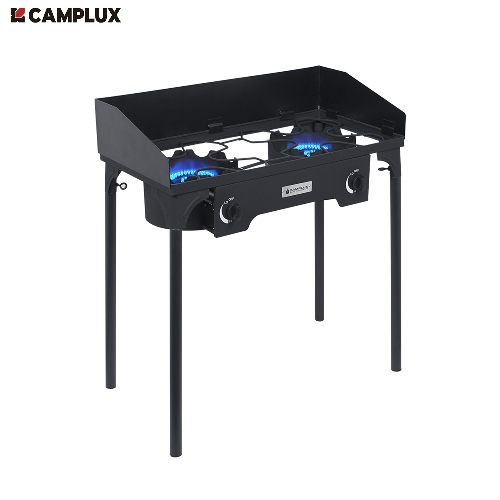 CAMPLUX Gas Camping Stove 2 Burner 260,000 BTU Portable Cooker Outdoor Cooking