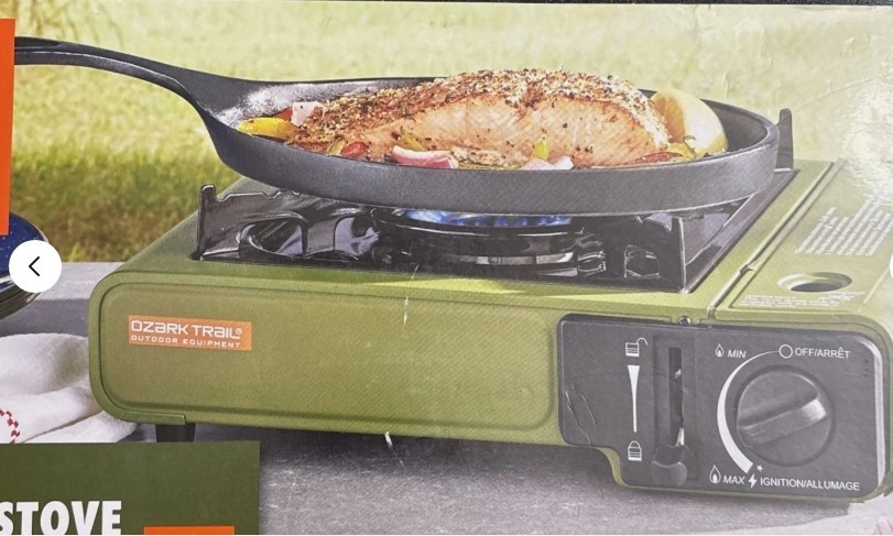 Ozark Trail Portable Gas Camping Stove with Case { New }