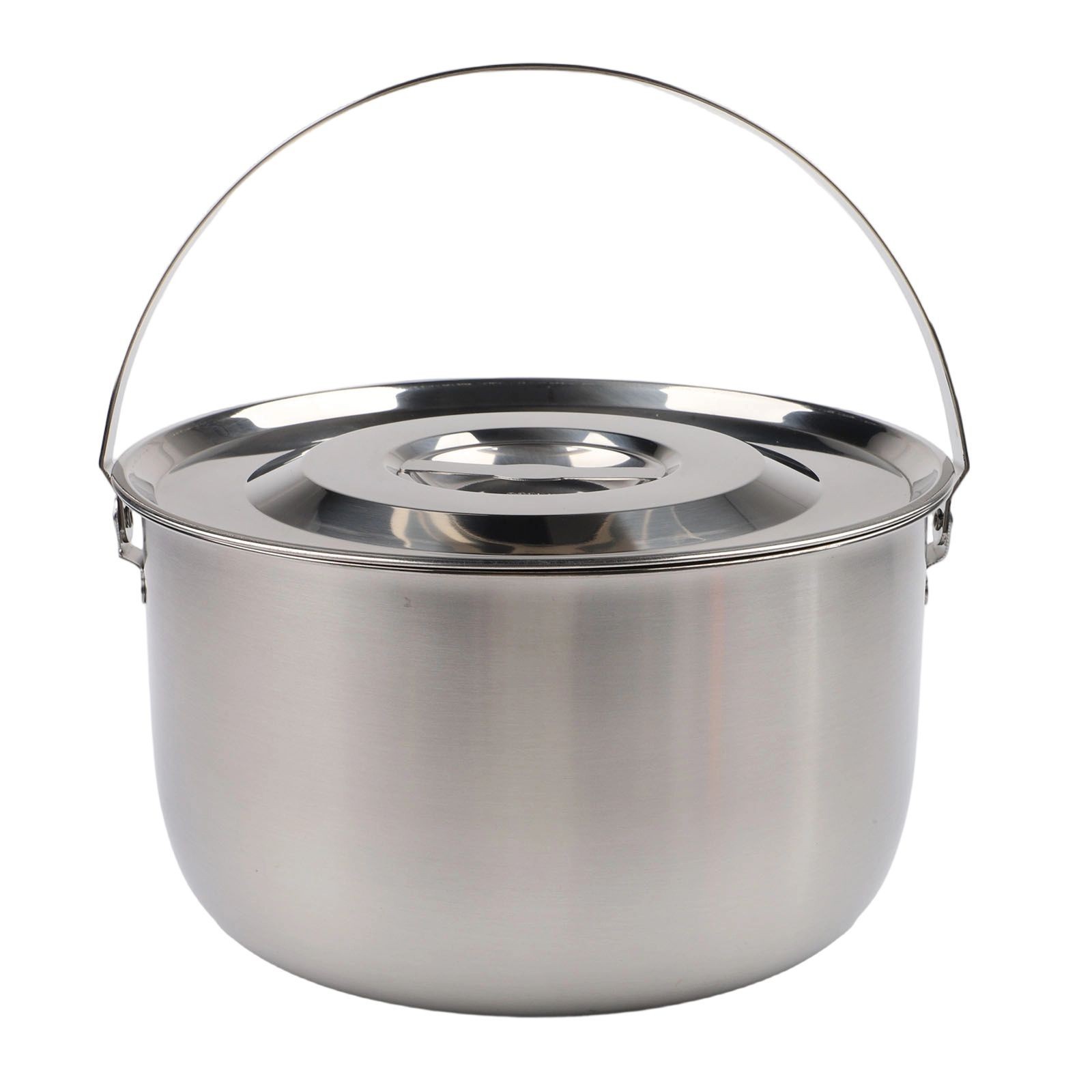 Camping Cookware Steaming Pot Fitting Lid Hygienic Cooking Process For Camping