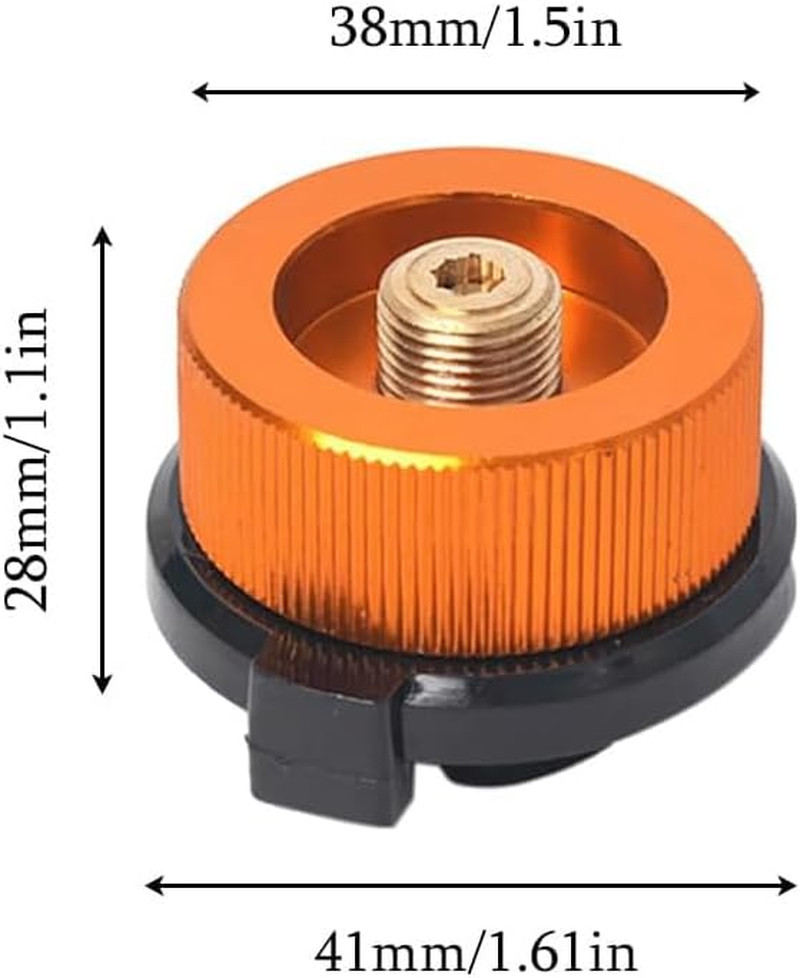 2Pcs Camping Stove Adapter Propane to Butane Fuel Canister Adapter Butane Can…