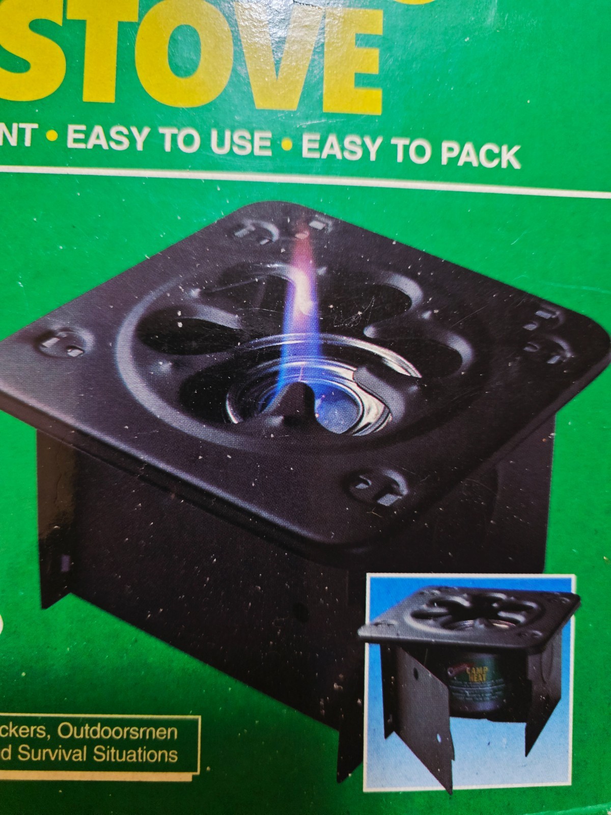 Coghlan’s Folding Stove 1 Burner Canned Fuel Camp Survival Stove 9957 Camping