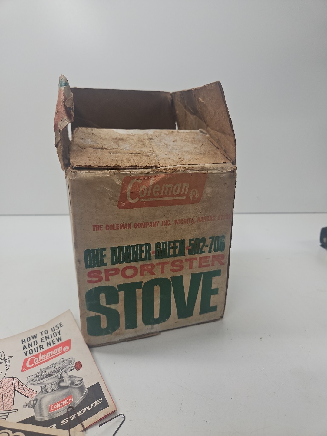 VTG 1968 COLEMAN 502-700 SPORTSTER SINGLE BURNER SPORTSTER STOVE RARE