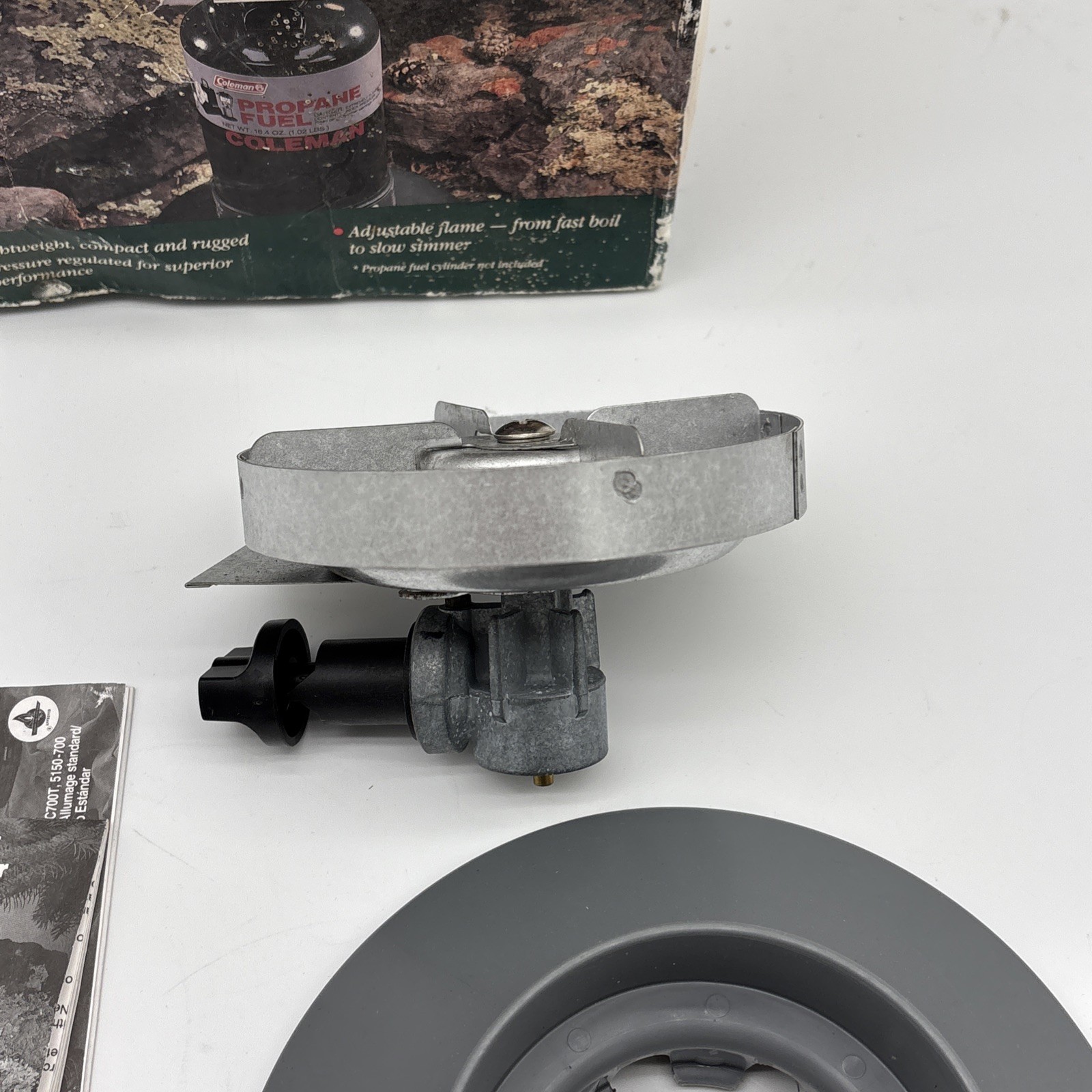 Vintage Coleman 5438 Lightweight Compact Single Burner Propane Stove 5438B700