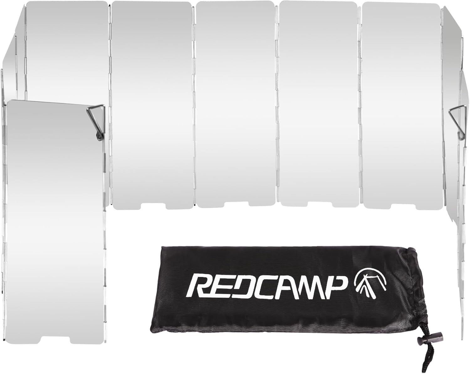 Wind Protection for Outdoor Cooking, Lightweight and Compact Aluminum Design