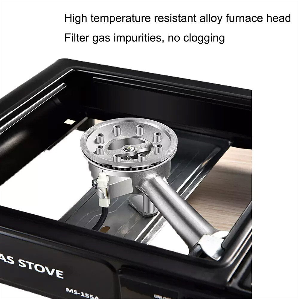 3500W Camping Stove Propane&Butane Windproof Fire Dual Fuel Brass Cooking Burner
