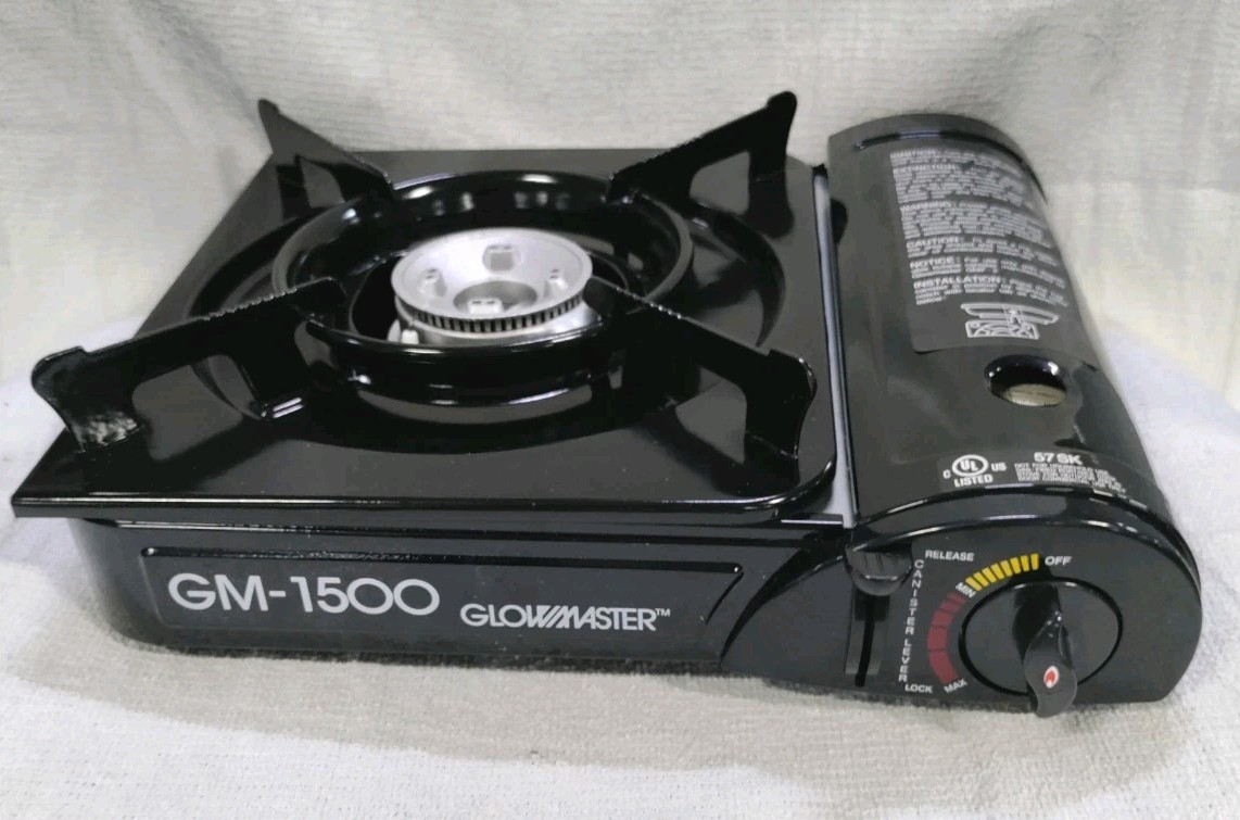 🆕 Glowmaster GM 1500 Portable Cook Stove Butane for Indoor/Outdoor W/Case