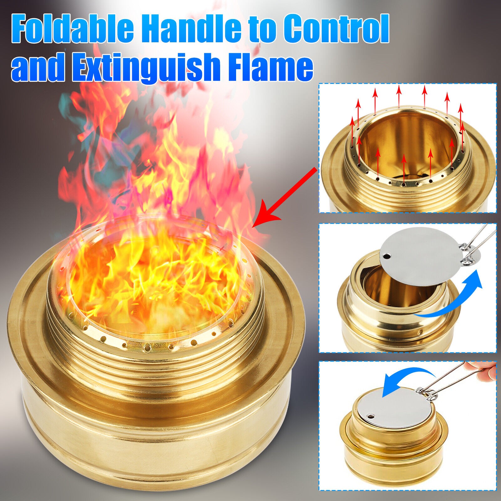 Portable Mini Camping Alcohol Stoves Outdoor Alcohol Burner Hiking Furnace