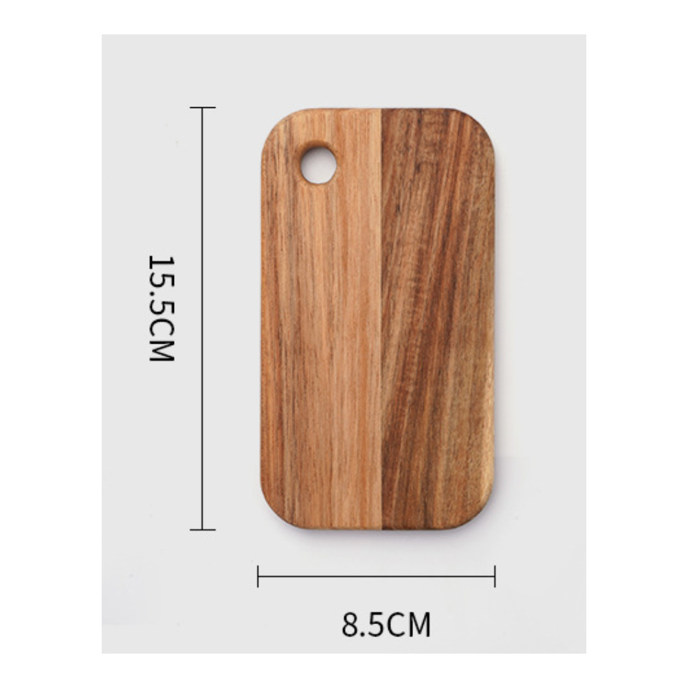 Classic Wooden Chopping Board for Kitchen Food Prep For Camping Picnic Use