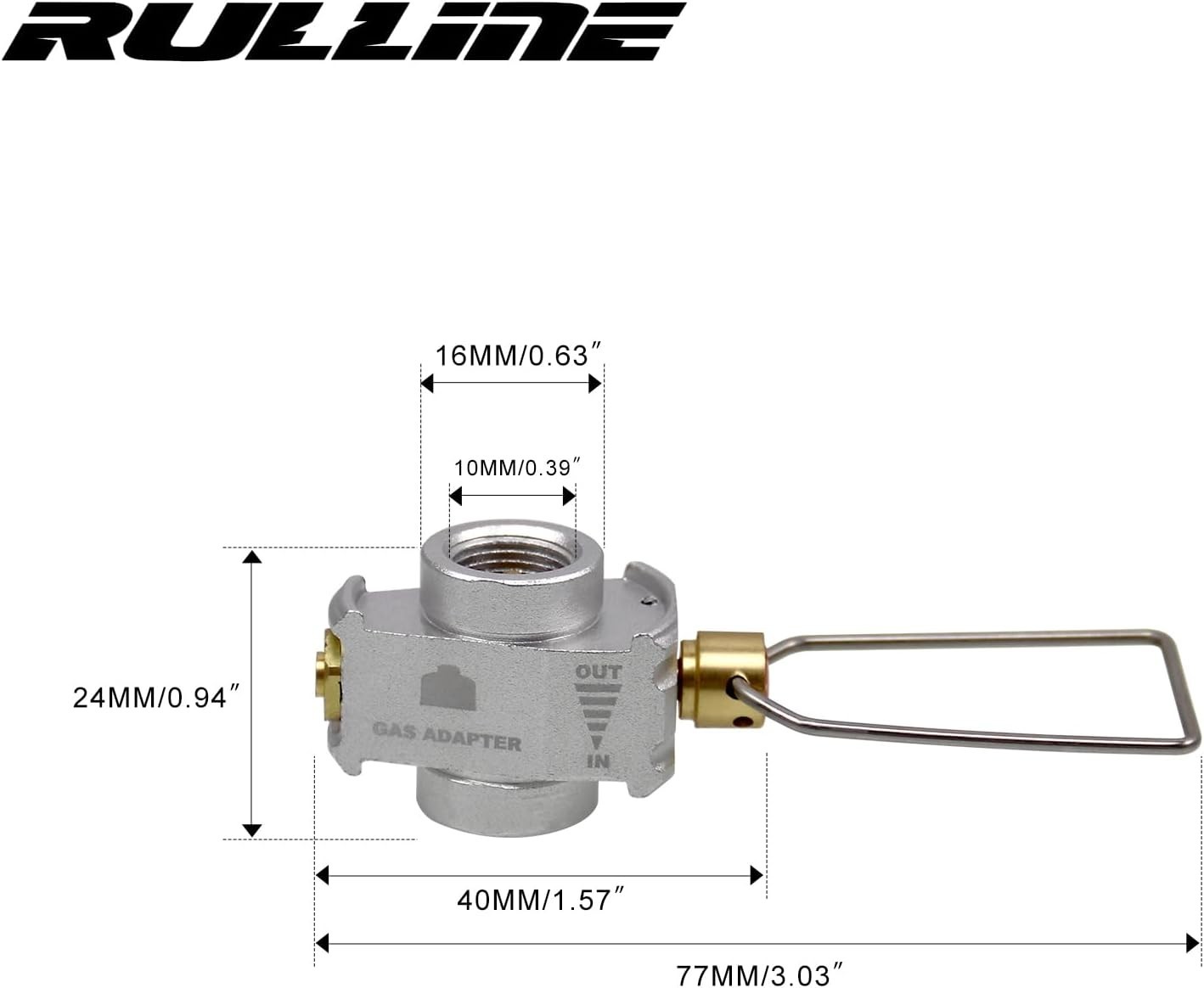 Camping Gas Canister Refill Adapter – Portable Fuel Transfer