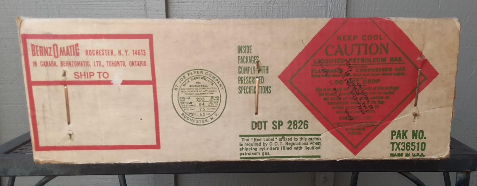 Vintage Bernzomatic 2 Burner Camping Stove Model TXB50L – New in Box – Pls Read