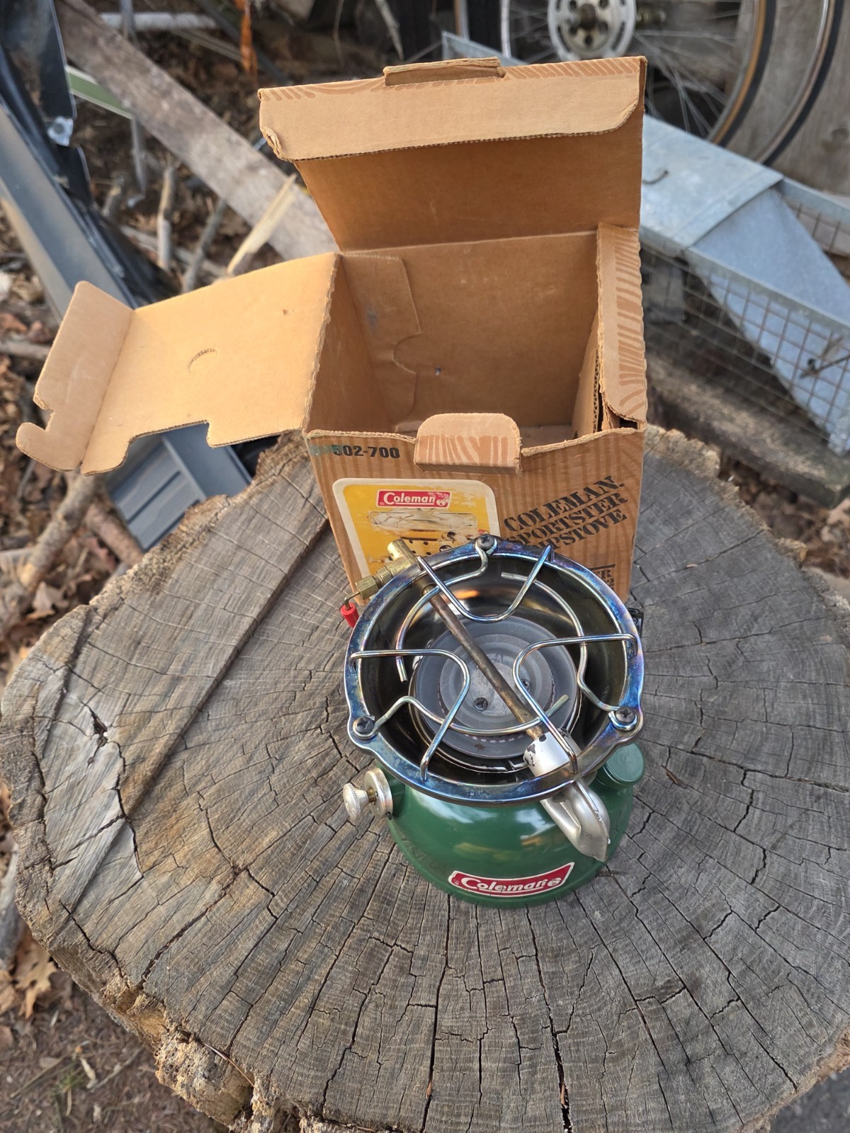 Vintage Coleman 1980 2/80 Sportster Camp Stove 502-700 Gas w/ Original Box