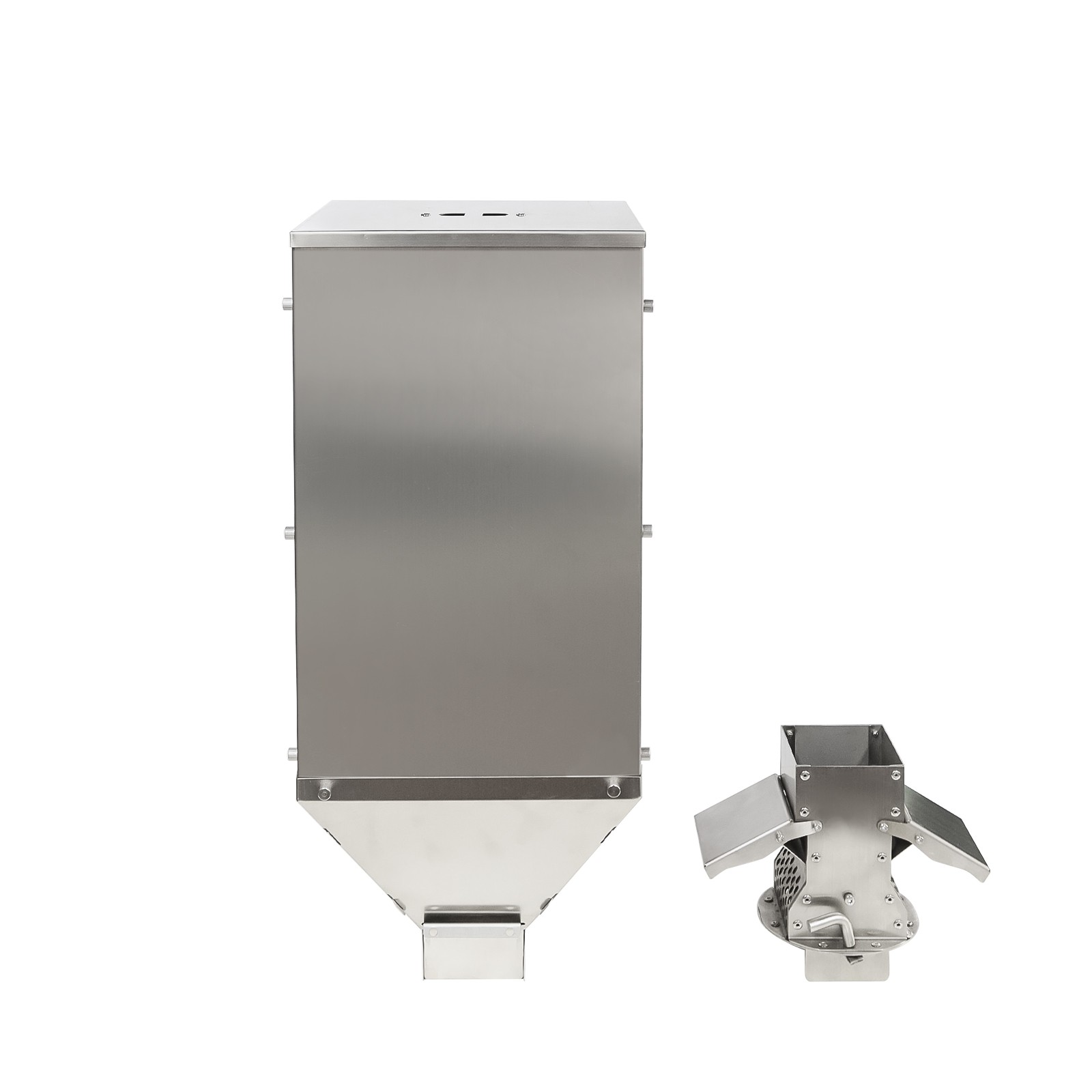 SOTECH Outdoor Pellet Stove Tent Large Silver Camping Stove with Burner & Bin