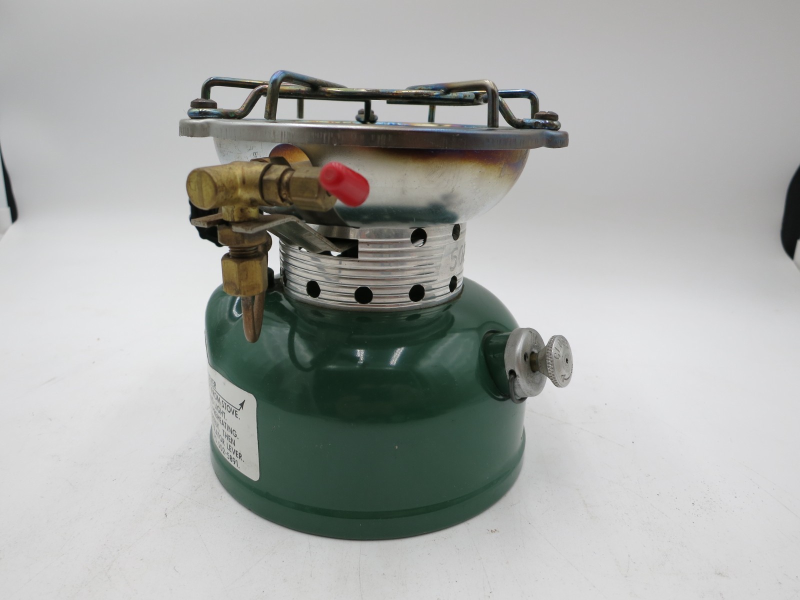 COLEMAN 502 SPORTSTER SINGLE BURNER CAMP STOVE 9 84 TESTED CAMPING HIKING