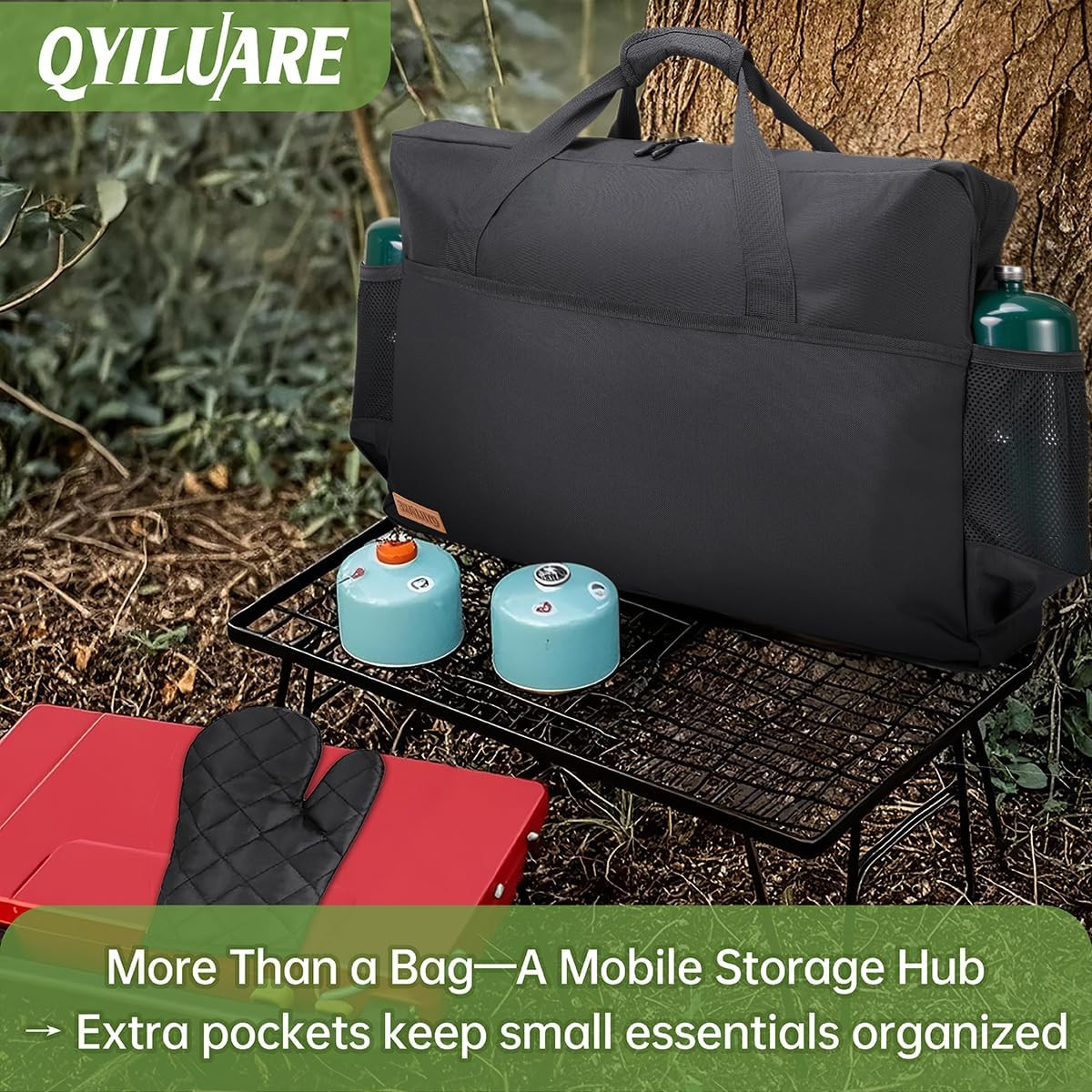 Camping Stove Carrying Case for Coleman 2-Burner Camp Carry Bag Chef Everest Bag