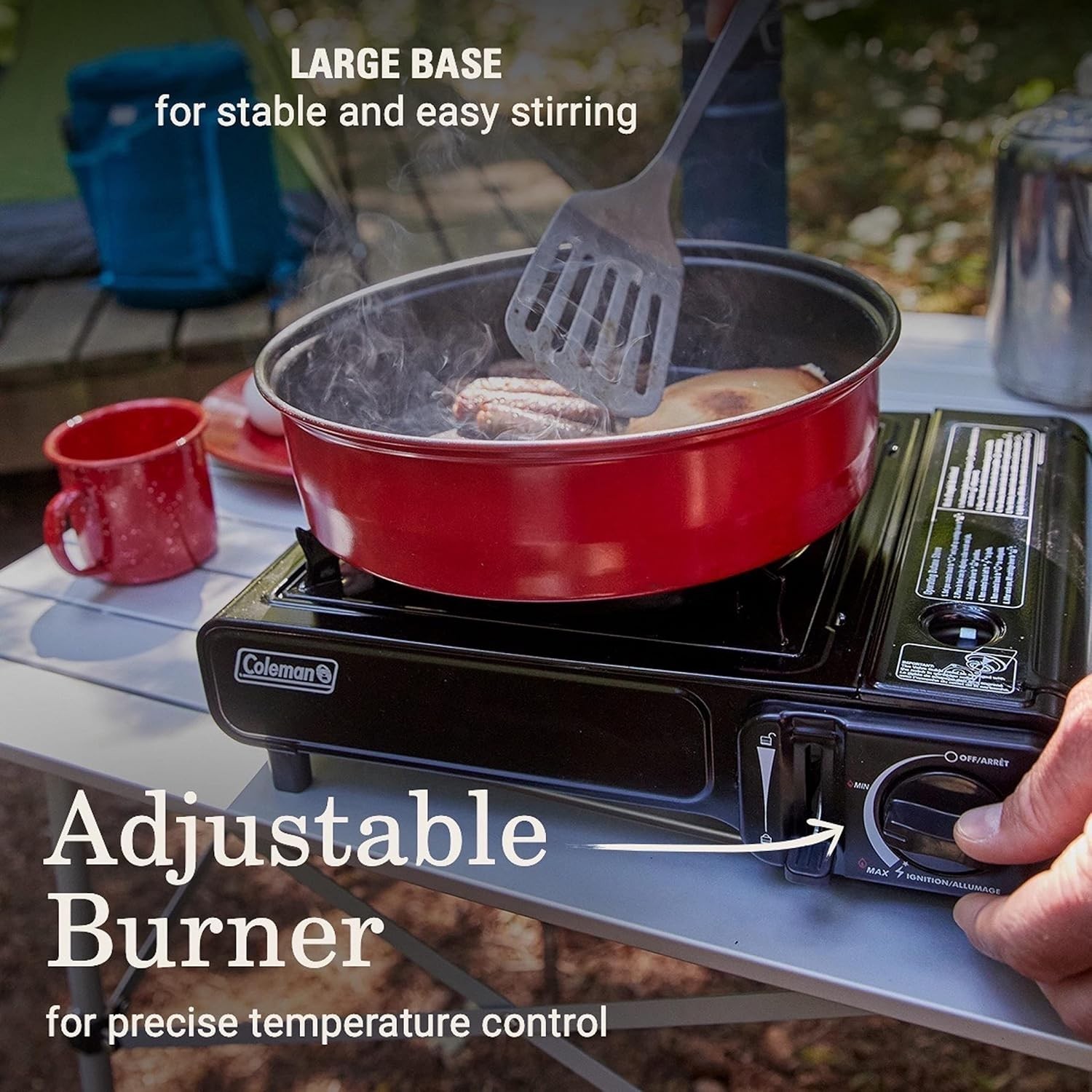 Classic 1-Burner Butane Stove, Portable Camping Cooktop with Carry Case & Ins…