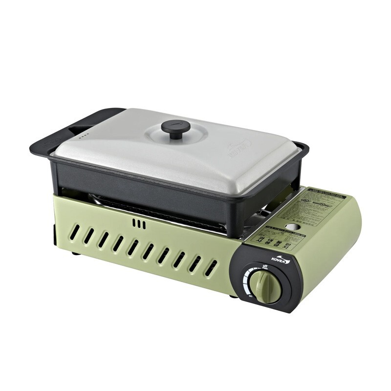 KOVEA All in One Gas BBQ Grill (M) Olive Green With Bag