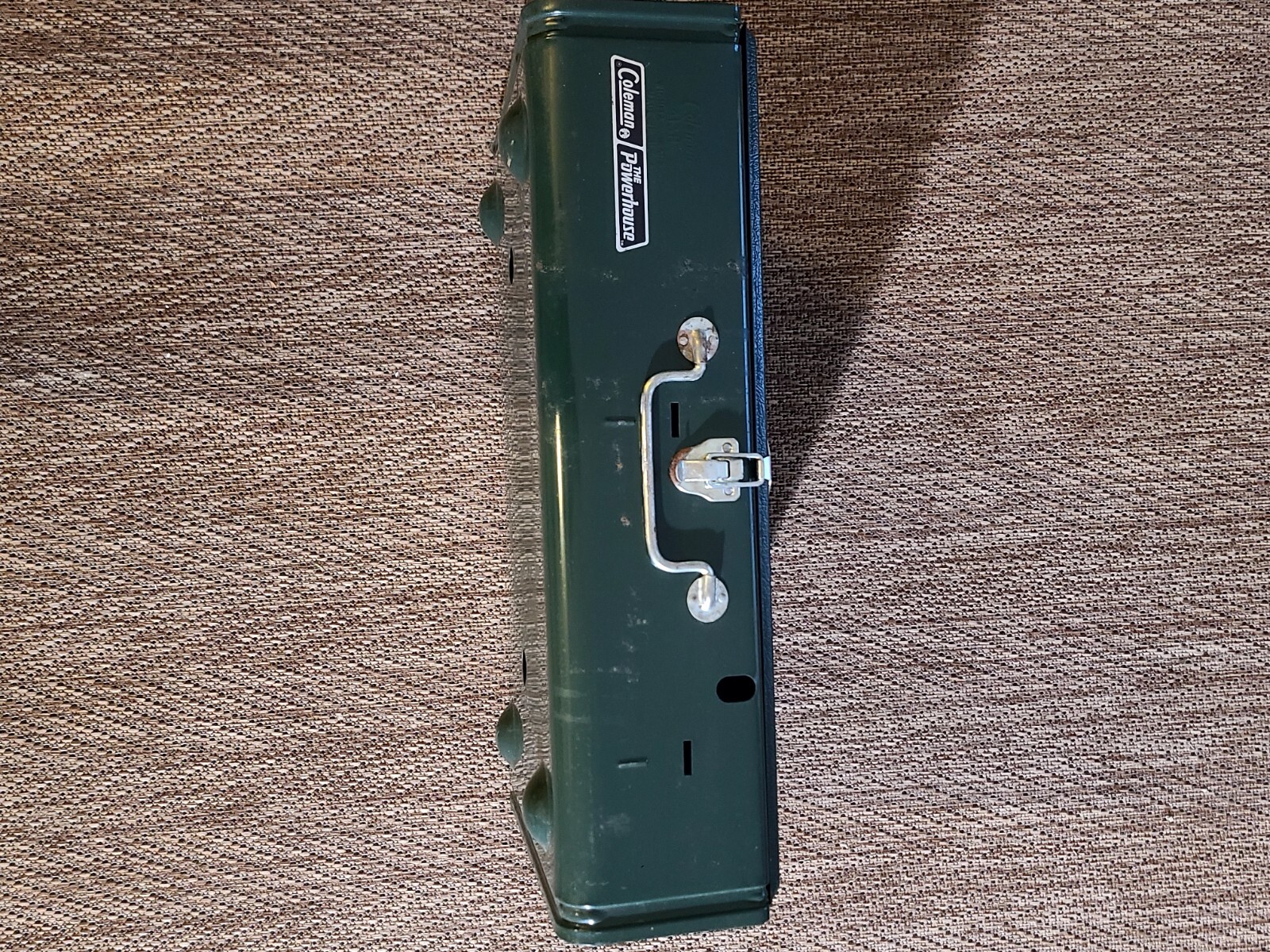 Vintage Coleman Powerhouse 2-Burner Gas Camp Stove 413H499 W/ BOX & MANUAL 1988