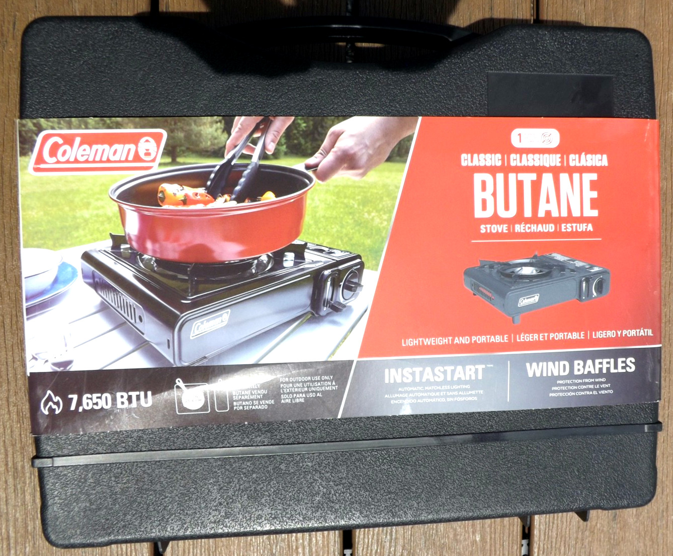 New Coleman Classic 1-Burner Butane Tabletop Camping Stove Instastart MN2800
