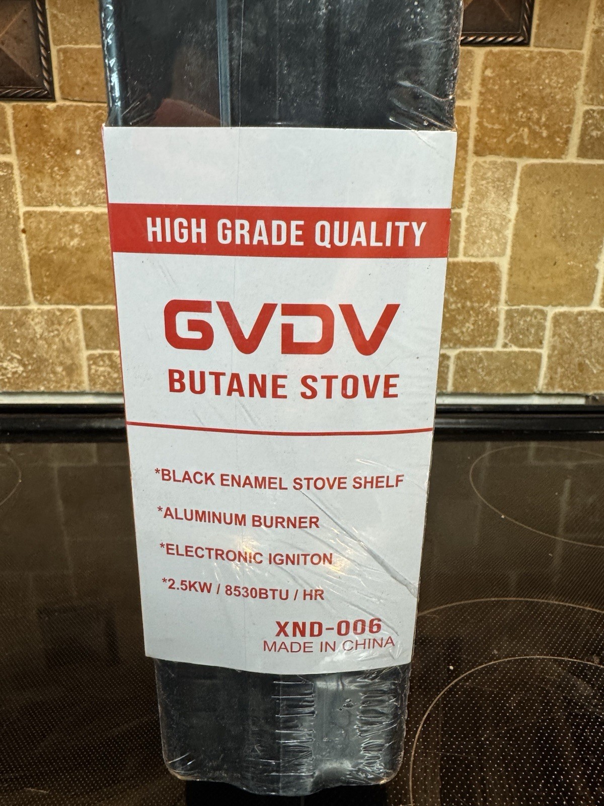 GVDV 8530 BTU Portable Butane Camping Stove Piezo Ignition w/ Carry Case